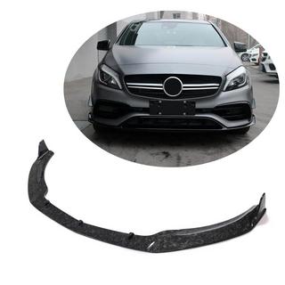 Labio Frontal Parachoques (para A45 AMG HB 2016-2018, Carbono) foto 1