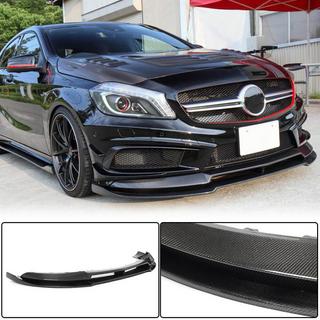 Splitter delantero Lip V2 (para AMG-Line / A45 AMG HB 2013-2015, Carbono) foto 1