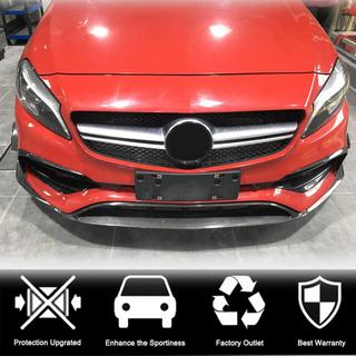 Labio de Parachoques Delantero (para AMG-Line / A45 AMG HB 2016-2018, Carbono) foto 2