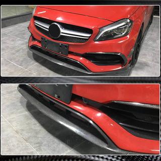 Labio de Parachoques Delantero (para AMG-Line / A45 AMG HB 2016-2018, Carbono) foto 4
