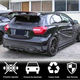 Difusor Trasero de Parachoques V2 (para AMG-Line / A45 AMG HB) Mercedes A-class W176 2012-2018 foto 2