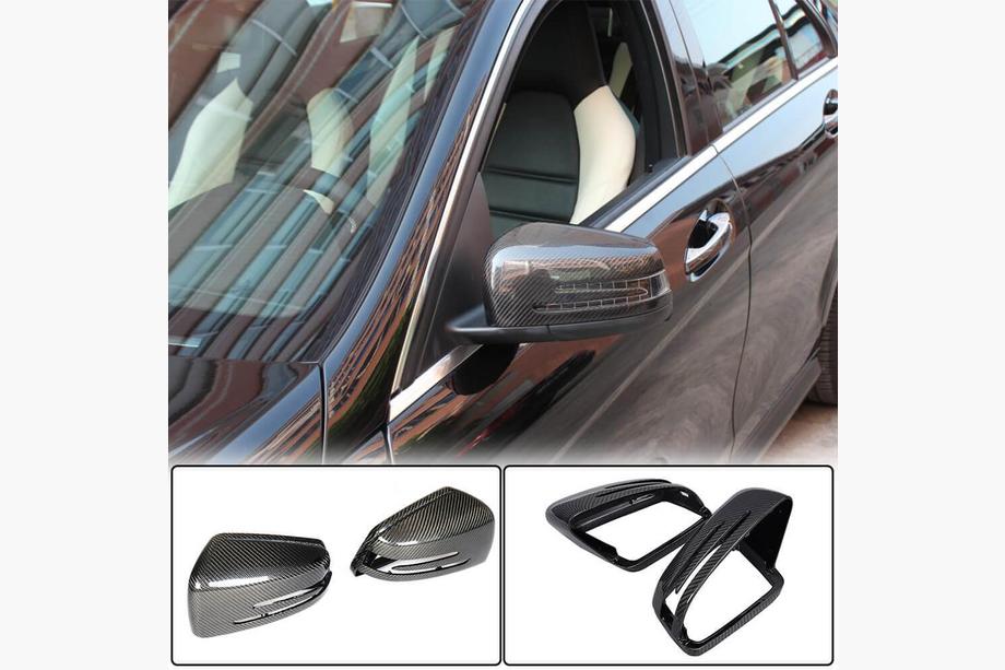 Mercedes A-class W176 2012-2018 Cubiertas de Espejos de Carbono Foto 2