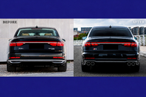 Audi A8 2018- Kit de restyling con reemplazo de faros (a S8 2025) foto 3
