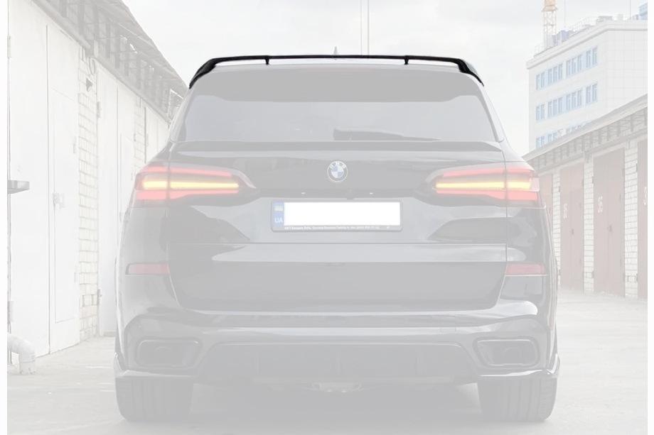 BMW X5 G05 2019–2026 Alerón de luneta trasera V7 (Negro Brillante) Foto 2