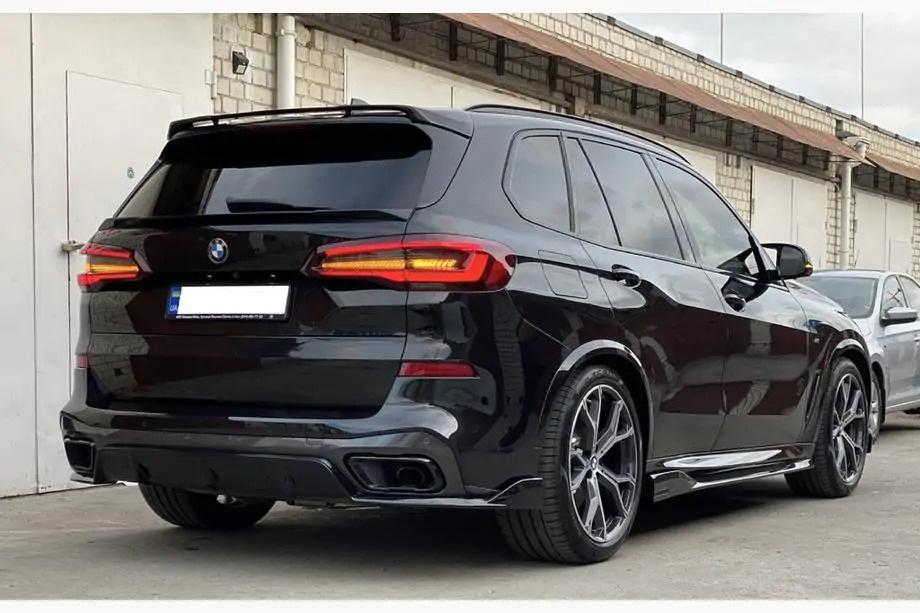 BMW X5 G05 2019–2026 Alerón de luneta trasera V7 (Negro Brillante) Foto 5