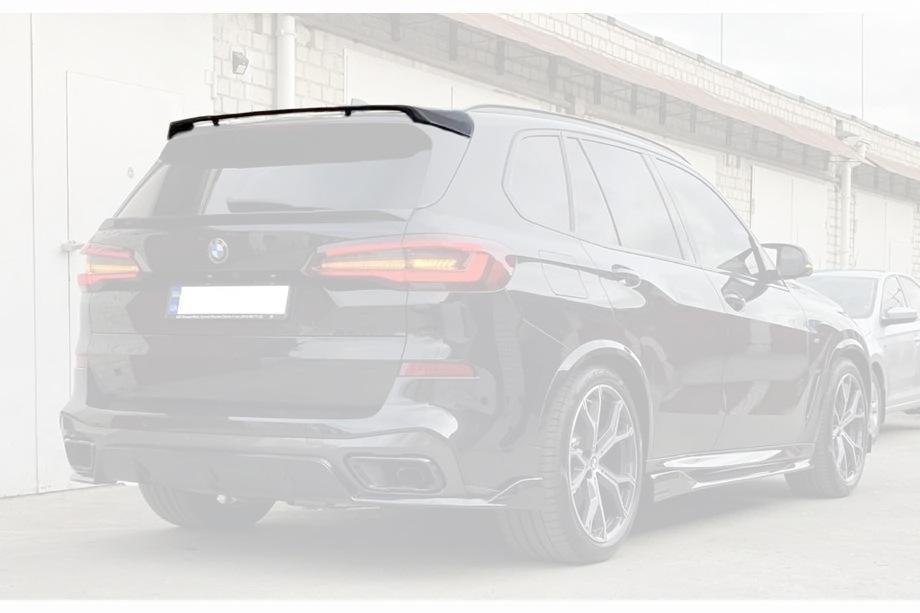 BMW X5 G05 2019–2026 Alerón de luneta trasera V7 (Negro Brillante) Foto 1