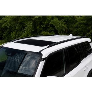 Rieles de techo integrados negros OEM (Aluminio) Toyota Land Cruiser Prado 250 2023-