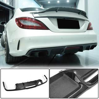 Difusor de Parachoques Trasero (para Base/CLS63 AMG 2015-2018, Carbono) foto 2