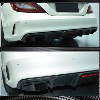 Difusor de Parachoques Trasero (para Base/CLS63 AMG 2015-2018, Carbono) foto 3