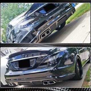 Difusor de Parachoques Trasero (para Base/CLS63 AMG 2015-2018, Carbono) foto 4