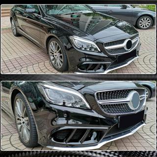 Cubiertas de Parachoques Delantero de Carbono (para AMG-Line SD 2015-2018) foto 3