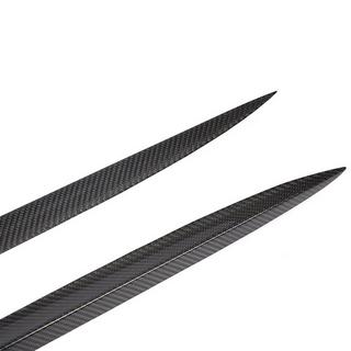 Faldones Laterales (para AMG-Line / CLS63 AMG SD 2015-2018, Carbono) foto 3