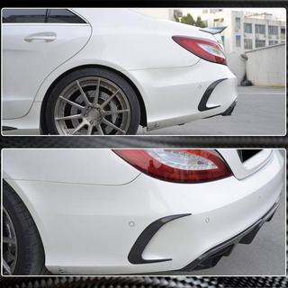Cubiertas de parachoques trasero (para Base / CLS63 AMG SD 2015-2018, Carbono) foto 4
