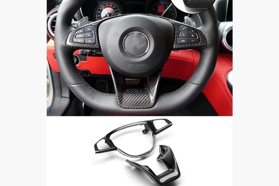 Mercedes CLS C218 2011-2018 Cubierta de Volante Carbono Image