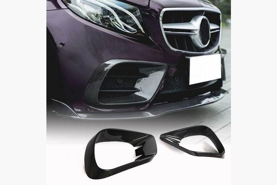Mercedes E-class coupe C238 2016-2024 Cubiertas de Parachoques Delantero de Carbono (para AMG-Line 2017-2019) Foto 1