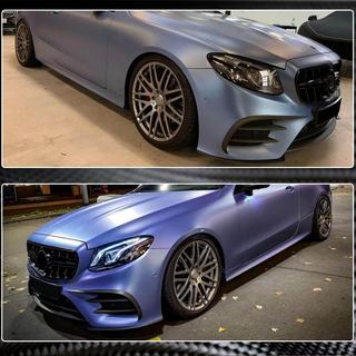 Lip delantero para parachoques AMG-Line 2017-2019 Carbono foto 4