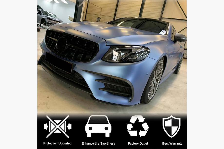 Mercedes E-class coupe C238 2016-2024 Lip delantero para parachoques AMG-Line 2017-2019 Carbono Foto 3