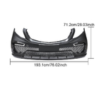 Mercedes Vito/V-class W447 2014- Parachoques Delantero V1 (2014-2019, Carbono) foto 5