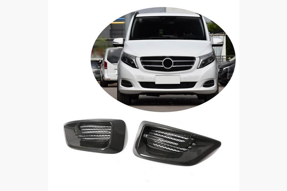 Mercedes Vito/V-class W447 2014- Cubiertas de Faros Antiniebla V2 (2014-2019, Carbono) Image