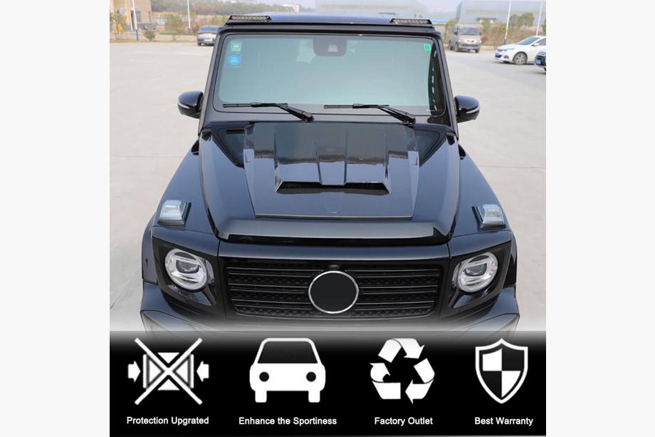 Mercedes G class W463 1990-2018 Alerón AMG-Design (para 2004-2018, Carbono) Foto 5
