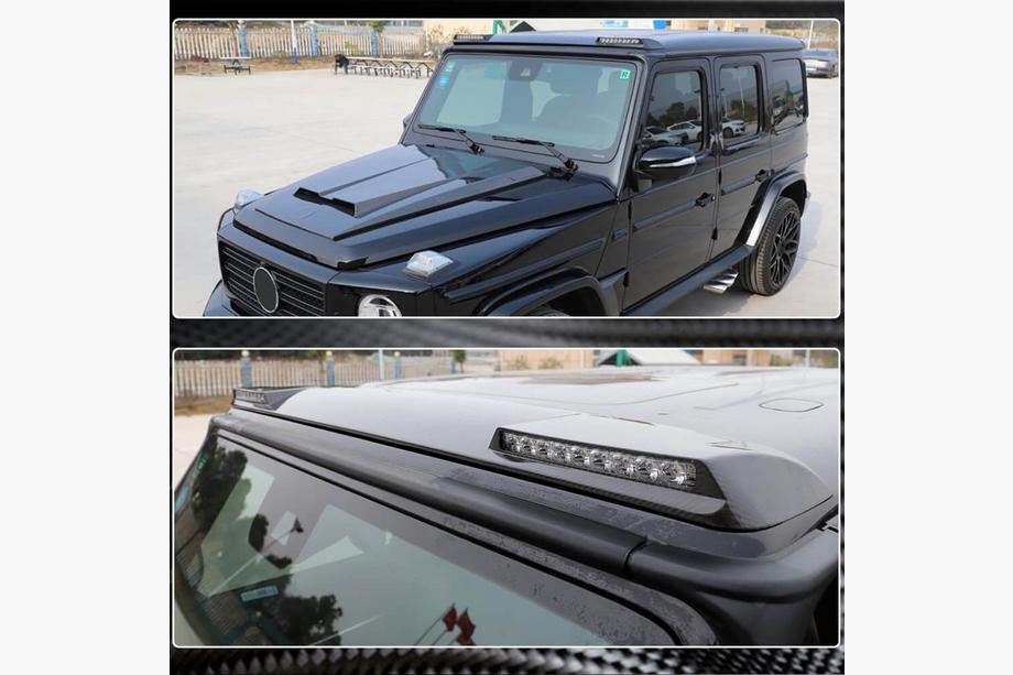 Mercedes G class W463 1990-2018 Alerón AMG-Design (para 2004-2018, Carbono) Foto 6