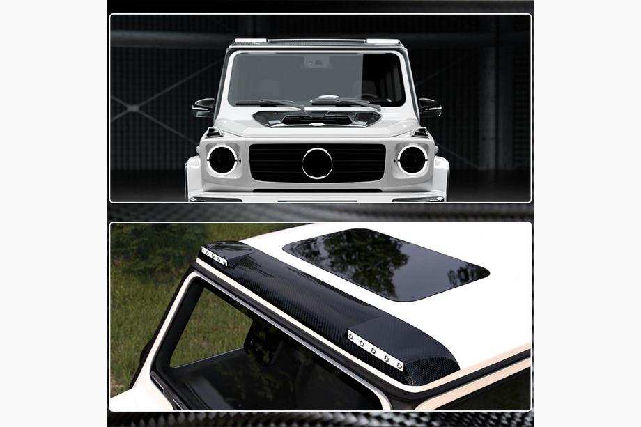 Mercedes G class W463 1990-2018 Alerón AMG-Design (para 2004-2018, Carbono) Foto 7