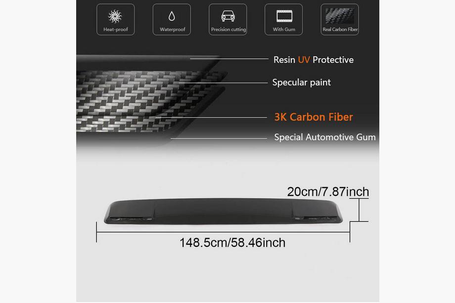 Mercedes G class W463 1990-2018 Alerón AMG-Design (para 2004-2018, Carbono) Foto 8