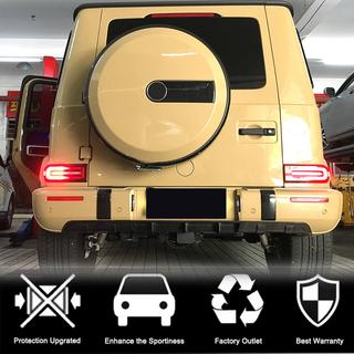 Difusor Trasero de Parachoques V1 para G63 AMG, Carbono foto 3