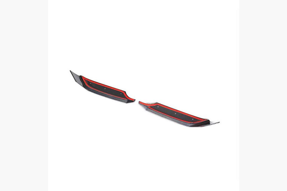 Mercedes G class W463 2018-2024 Aletas de Parachoques Delantero para G63 AMG 2019-2021 Carbono Foto 3