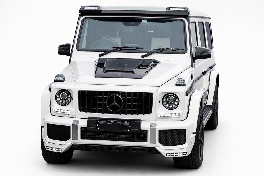 Mercedes G class W463 1990-2018 Cubierta de capó BRBS (2004-2018, Carbono) Image