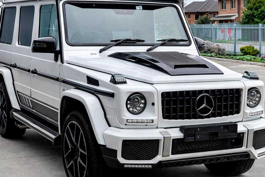 Mercedes G class W463 1990-2018 Cubierta de capó BRBS (2004-2018, Carbono) Foto 2
