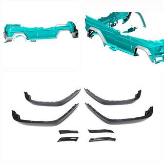 Aletines de aleta (para body kit Carbon Set, Carbono) foto 2