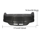 Mercedes S-class C217 Coupe 2014-2020 Difusor trasero de parachoques para AMG-Line 2015-2018, Carbono foto 5