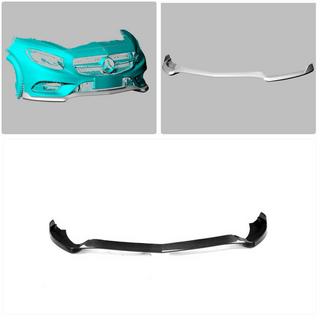 Splitter delantero Lip V1 para AMG-Line 2015-2018 Carbono foto 2