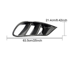 Mercedes S-class C217 Coupe 2014-2020 Inserciones para parachoques delantero (para AMG-Line 2015-2018, carbono seco) foto 6