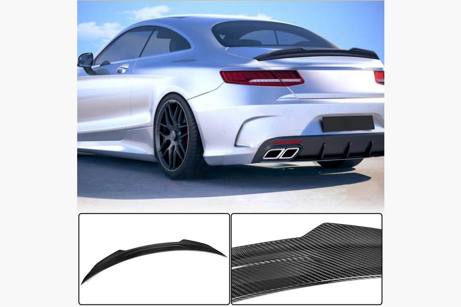 Mercedes S-class C217 Coupe 2014-2020 Alerón V3 (Coupé, Fibra de carbono seca) Image