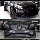 Mercedes GLE coupe C292 2015-2019 Cubiertas de Parachoques Delantero de Carbono para GLE63 AMG foto 6