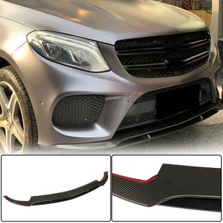 Extensiones de labio de parachoques delantero (para GLE43 AMG, Carbono) foto 1