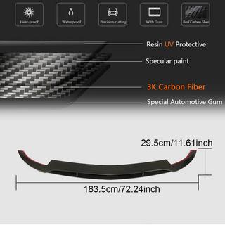 Extensiones de labio de parachoques delantero (para GLE43 AMG, Carbono) foto 4
