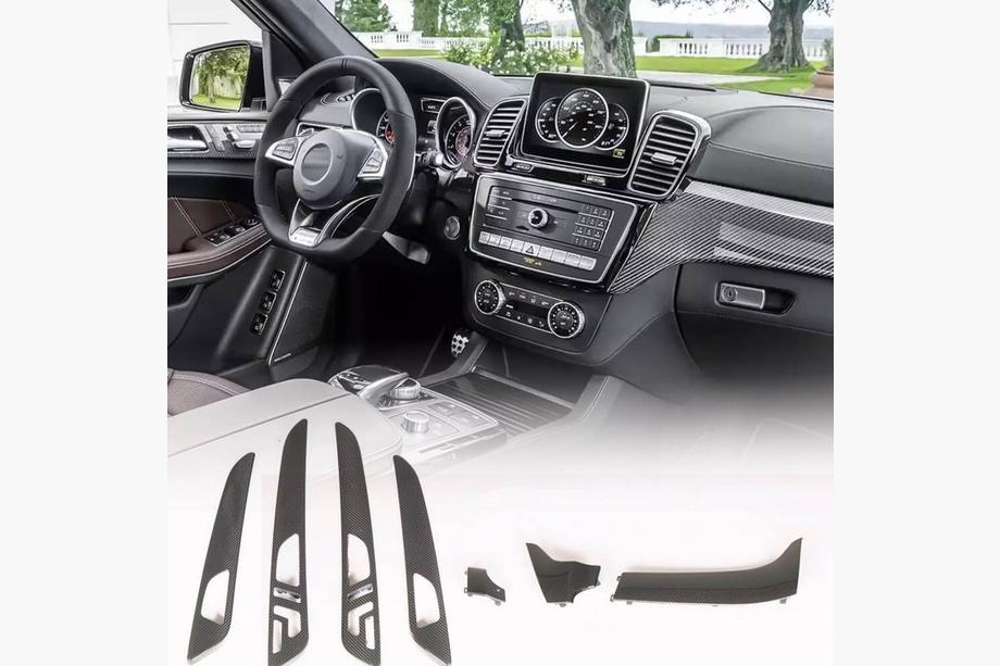Mercedes GLE coupe C292 2015-2019 Inserciones interiores de carbono (Carbono) Foto 1