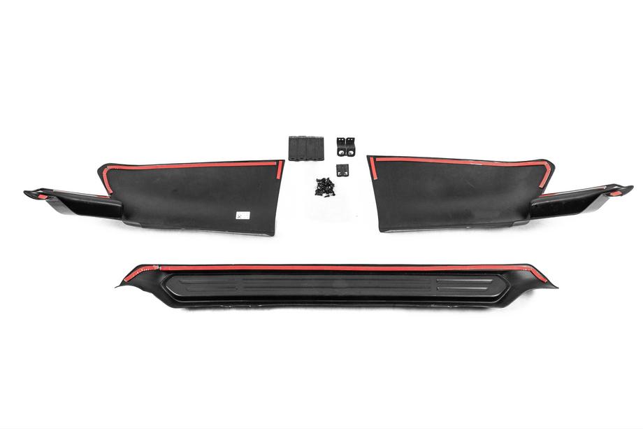 Toyota Land Cruiser Prado 150 2009-2023 Difusor trasero TRD de 3 piezas (para 2017+) Foto 6