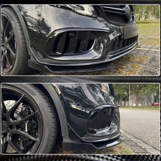 Flaps de parachoques delantero de carbono (para GLA45 AMG 2017-2020) foto 3