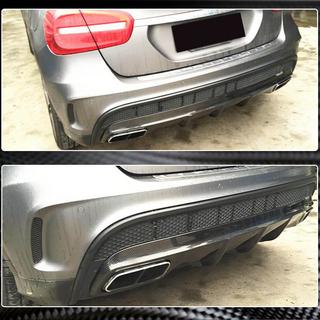 Difusor trasero de parachoques para GLA45 AMG, Carbono foto 3