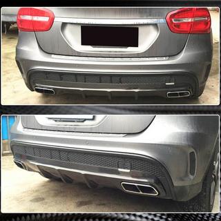 Difusor trasero de parachoques para GLA45 AMG, Carbono foto 4