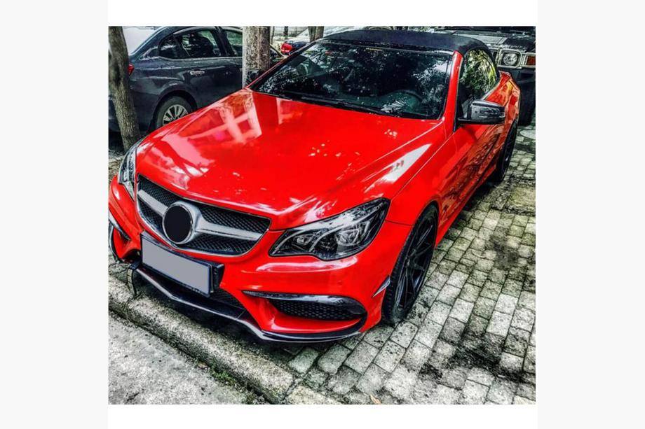 Mercedes E-class coupe C207 2010-2017 Cubiertas de Parachoques Delantero (para AMG-Line 2014-2016, Carbono) Foto 3