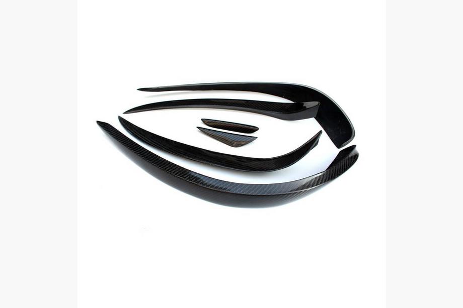 Mercedes E-class coupe C207 2010-2017 Cubiertas de Parachoques Delantero (para AMG-Line 2014-2016, Carbono) Foto 4