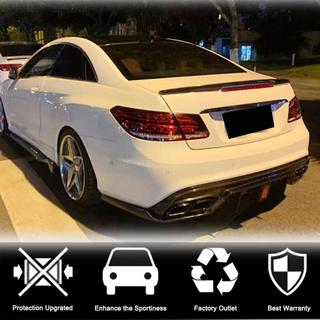 Difusor trasero de parachoques para AMG-Line 2014-2016, Carbono foto 2