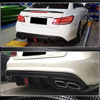 Difusor trasero de parachoques para AMG-Line 2014-2016, Carbono foto 3
