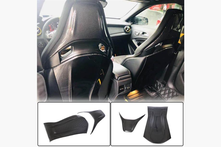 Mercedes A-class W176 2012-2018 Fundas de asiento de Dry Carbon Foto 2