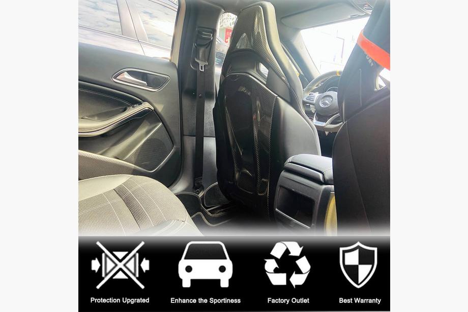 Mercedes A-class W176 2012-2018 Fundas de asiento de Dry Carbon Foto 4